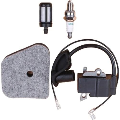 Ignition Coil with Air Filter For STILH FS90R,FS100R,FS110R,FS130R,KM110R,FC90 Replace OME 4180 1302 A