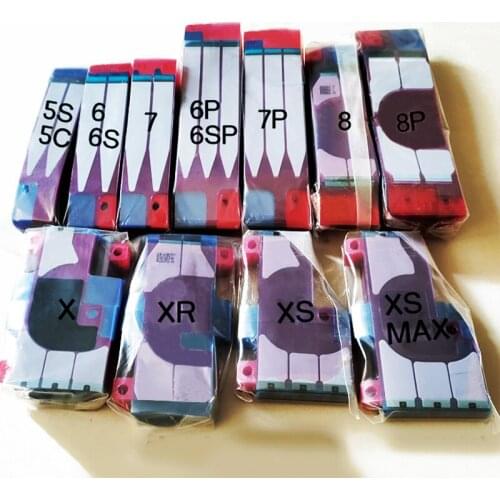 100pcs Battery Adhesive Seal Sticker for iPhone12pro max 11 pr 8 8 plus X XR XS Max Double Tape Pull Trip Glue Replacement Parts