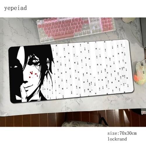 Black Butler mousepad 900x400MM gaming mouse pad gamer mat big game computer desk padmouse keyboard Halloween Gift play mats