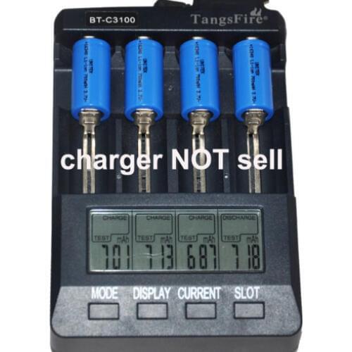 1-10PCS Real 3.7V 16340 rechargeable lithium ion battery 700mah li-ion cell CR17335 CR123A CR 123A for laser flashlight torch