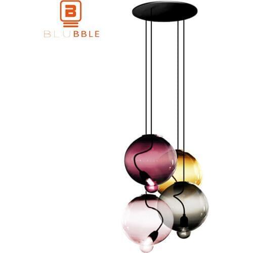 BLUBBLE Multicolour Bubble Pendant Lights Modern AC 110V-240V Nipple Bedrooms Pendant Lamp Hotel Fashion Iron LED Hanglamp