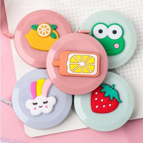 150cm * 5cm Soft Tape Double Scale Cartoon Plastic Ruler for Body Measuring Fabric Sewing Tailor Cloth Knitting