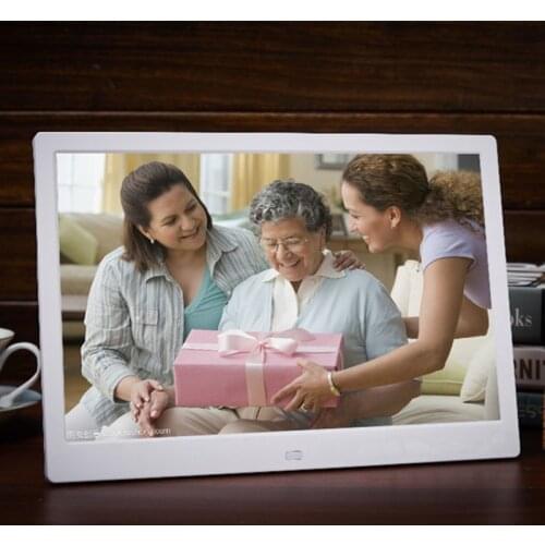 New 15 Inch LED Backlight HD 1280*800 Full Function Digital Photo Frame Electronic Album digitale Picture Music Video 720P gift