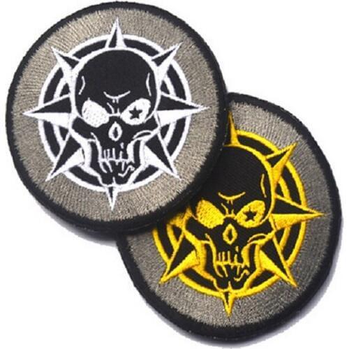 3D Embroidery Armband Loop And Hook Helm Of Sparta Patch CF Icon Patch Embroidery Armband