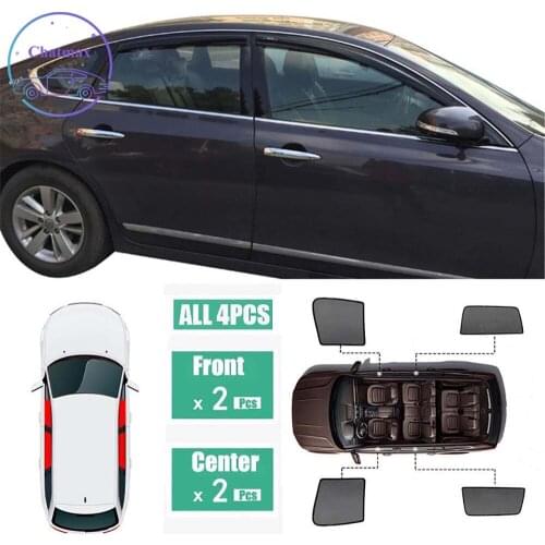 For Nissan Teana J32 2008-2012 Window Sunshade UV Protection Ray Blocking Mesh Visor Laser Black Net Yarn