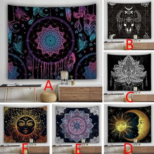 Tarot Card Tapestry Wall Hanging Astrology Divination Bedspread Beach Background