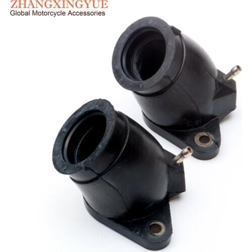 2PC Motorcycle intake manifold for Yamaha XVS400 Dragstar XV 400 V-STAR 400 XVS650 Dragstar 650 4TR-13596-01 4TR-13586-01