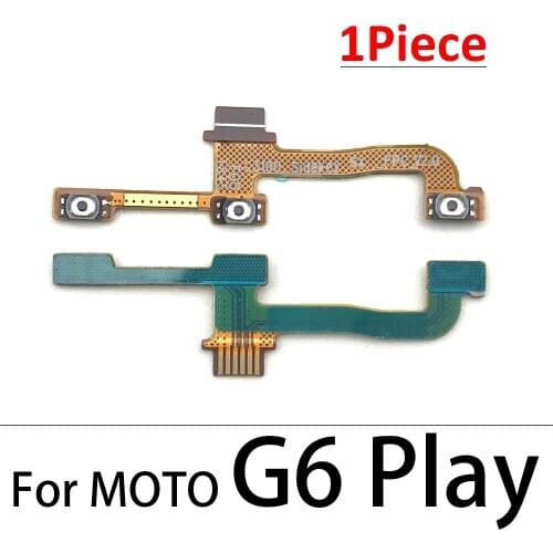 2Pcs Power Key For Motorola Moto E5 G5 G6 E6 E7 G7 G8 G9 Play Plus Power Lite One Fusion Volume Up/Down Side Button Flex Cable