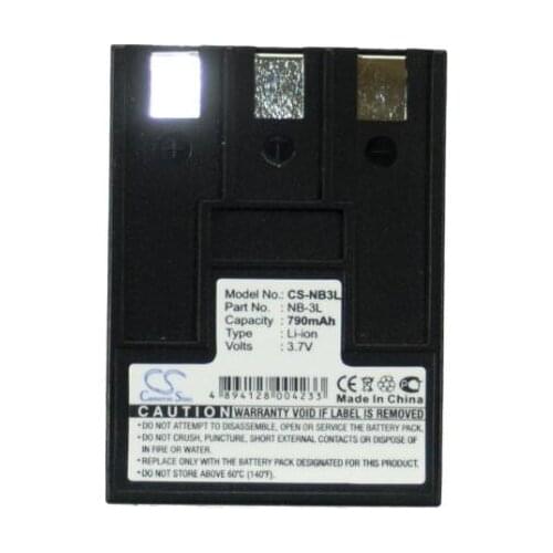 Cameron Sino 790mAh battery for CANON Digital 30 IXUS 700 IXUS 750 i i5 II IIs IXY Digital 30a Digital 600 Digital 700
