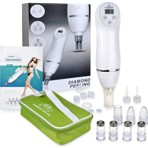 6 Tip Facial Skin Care Beauty Device Skin Diamond Dermabrasion Removal Scar Acne Pore Peeling Machine Massager Microdermabrasion