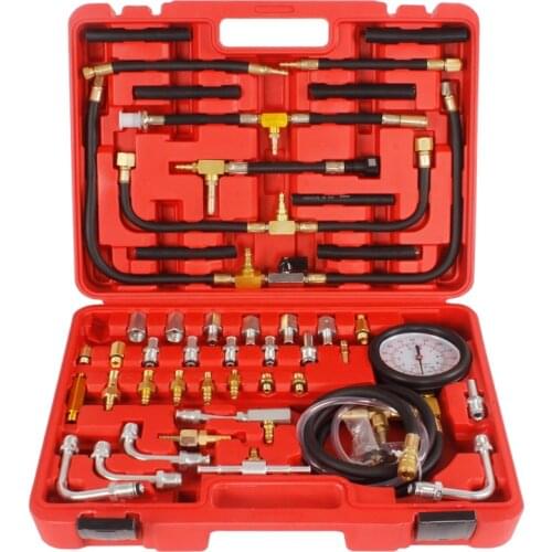 Car Fuel Pressure Tester Gauge Sensor Kit Fuel Injection Pump Meter Testers 0-140 Universal Auto Manometer Engine Testing TU-443