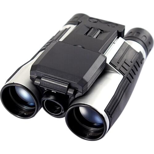 Digital Camera Binoculars 12x32 Outdoor High Definition Telescope Multi-Functional Video Recording Binoculars 2" LCD Display