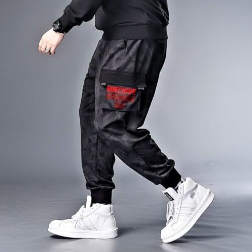 Plus 7XL 6XL 5XL XXXXL Mens Jogger Autumn Pants Men Camouflage Military Pants Loose Comfortable Cargo Trouser Camo Jogger