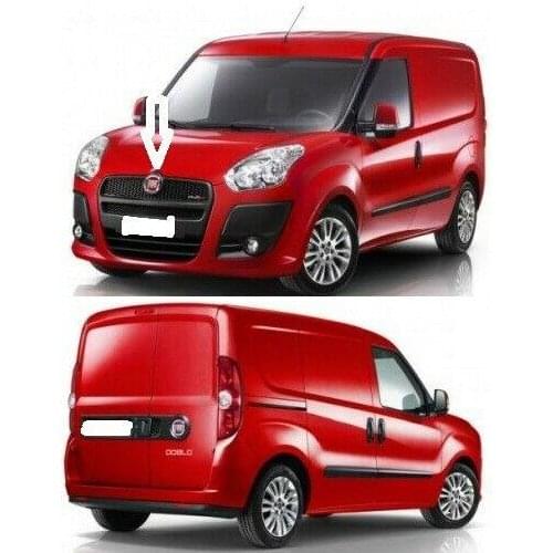 Fiat 500 L ,Freemont, Fiorino, egea Medallion Emblem Front Grill Liftgate 4.72 "Or 120mm ( 4 PIN and STICKER)