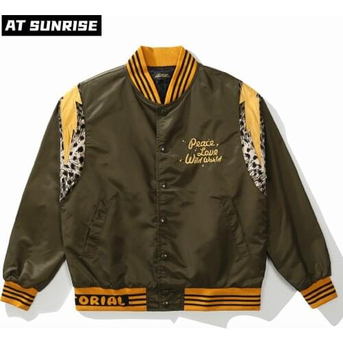 2021 Hip Hop Jackets Mens Harajuku Streetwear letters embroidery Bomber Jacket Men Baseball Coats Unisex black fashion winter