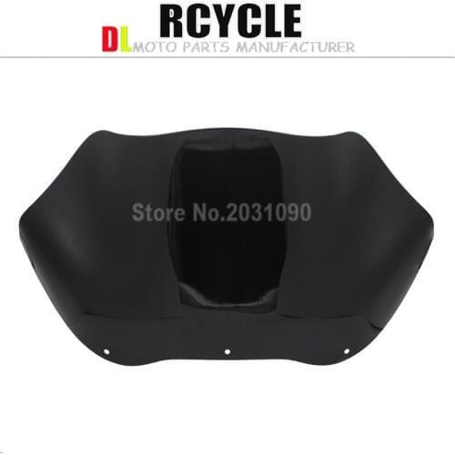 Black 13 Dark Tint Windscreen Windshield Fits For Harley Road Glide FLTR 1998-2010 2011 2012 2013 Injection Molding