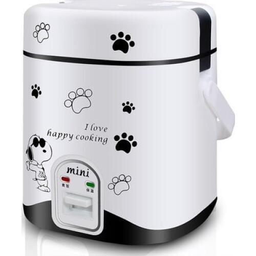 Freeshipping 200w power 1.2L capacity AC220-240V mini rice cooker lunch box suited for 1-2 people can stew soup , heat lunch