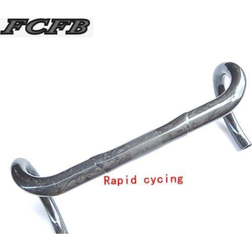 New ud carbon road handlebar drop 125mm reach 80mm 31.8*400/420/440mm carbon handlebar