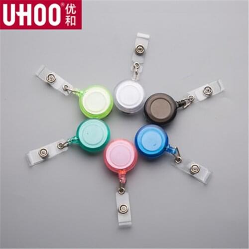 Transparent easy stretching clasp work badge buckle student card buckle clip set of documents 6706