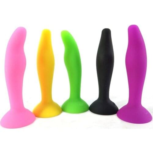 Dolphin Shaped Masturbation Device Simulation Mini Penis Anal Plug Adult Silicone Sex Toy for Women Men