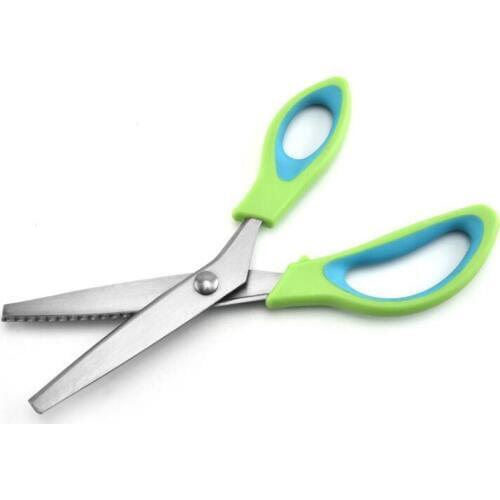 Zig Zag Dressmaking Scissors Pinking Cutting Scissors For Sewing Tailor Shears Cutting Fabric Garment Cutter Craft Accessories