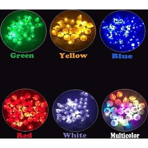 10 Pcs Mini LED Light Ball Lamp For Balloon Lantern Birthday Parties Decoration 77HD