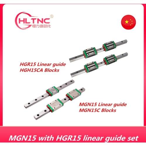 2020 new type 4 pcs HGR15/MGN15-1495mm+8 pcs HGH15CA/MGN15C block+2 pcs MGN15-245mm+4 pcs MGN15C for CNC