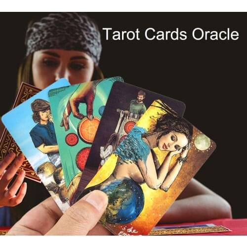 78 Cards The Light Seers Tarot Desk Card Game English Version Divination Fate Board Game Cards Party Games Tarot Card