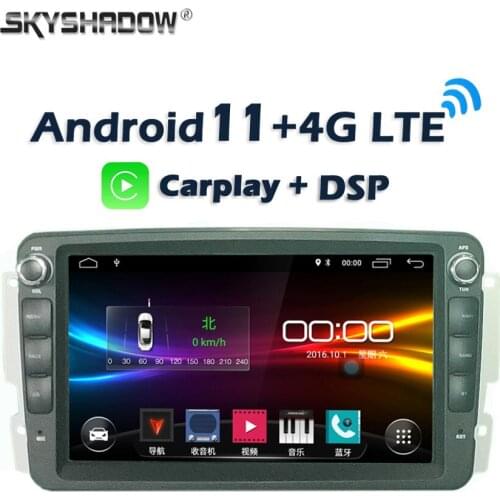 6GB + 128GB Carplay 8" IPS DSP Android 10.0 Car DVD Player GPS WIFI Bluetooth RDS Radio For Benz W209 W163 W203 W168 Viano Vito