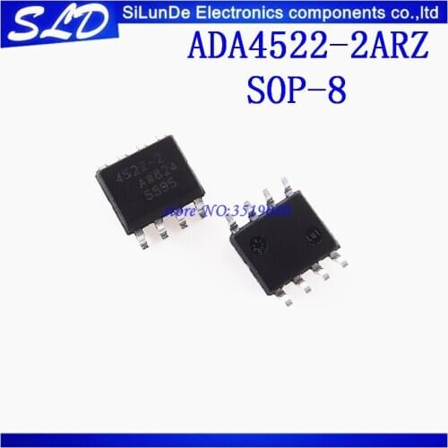 Free Shipping 10pcs/lot ADA4522-2ARZ ADA4522-2A 4522-2SOP-8 new and original In Stock