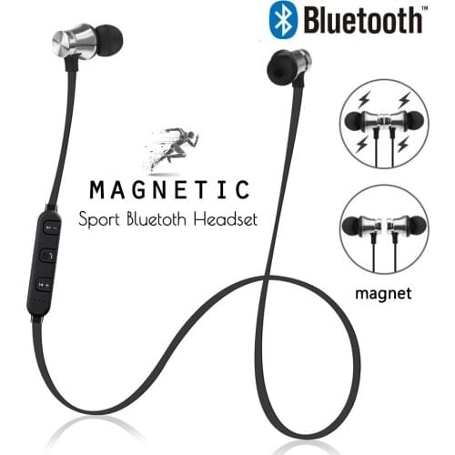 XT11 Bluetooth Earphone Sport Magnetic V4.2 Stereo Sports Waterproof Earbuds Wireless in-ear Headset with Mic for iPhone Samsung
