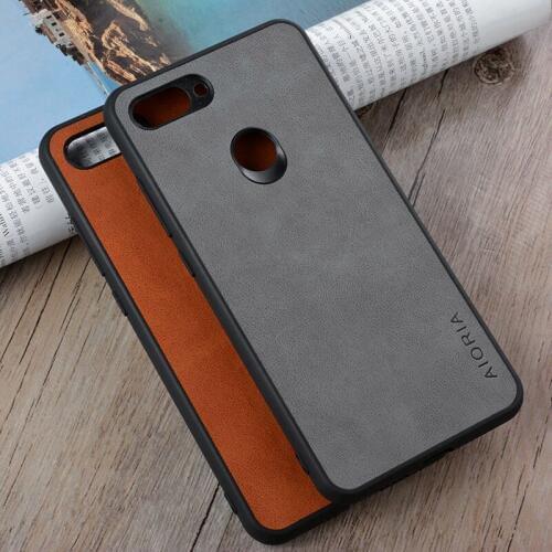 For Xiaomi Mi 8 Lite Case Luxury Vintage leather skin cover phone case for xiaomi mi 8 lite funda Business coque capa