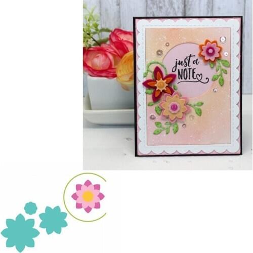 Florishing FLowers Metal Cutting Dies Stencils Sunny Flowers Die Cuts For Card Making New 2019 Dies Scrapbooking