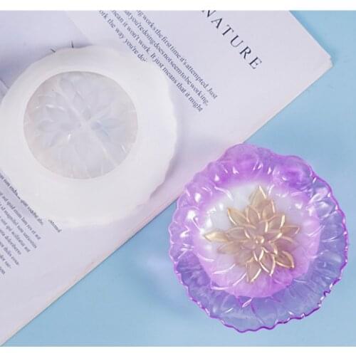 DIY Crystal Epoxy Mold, Leaf, Dish, Petal, Creative Storage, Decoration, Silicone Mold, Can Be Made Of Clay Resin