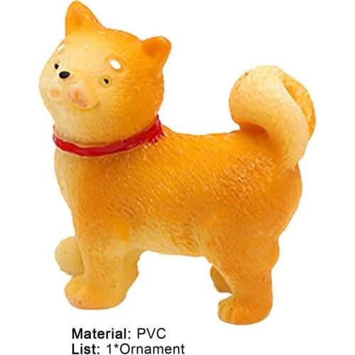 Puppy Toy Eco-friendly Vivid PVC Miniature Animal Dog Toys for Kids