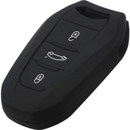 Kutery 3 Buttons Silicone Key Case For Citroen C5 C6 C4L CACTUS C3XR DS