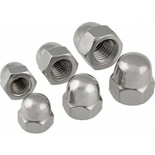 M3-M24 304 stainless steel cap-type nut fine thread/left thread cap-type nut