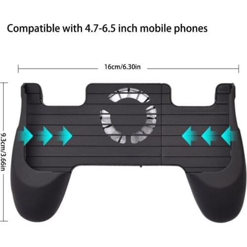 Mobile Phone Cooling Fan Radiator 6 Finger Trigger Cellphone Game Controller