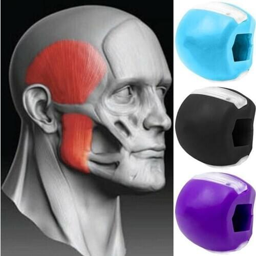 Food-grade Silica Gel JawLine Exercise Chew Ball Muscle Trainin Fitness Ball Neck Face Toning Jawrsize Jaw Muscle Training