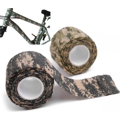 Non-Woven Waterproof Bicycle Camouflage Sticker Protective Anti-scratch Tape Mountain Bike Frame Front Fork Protect Accessories