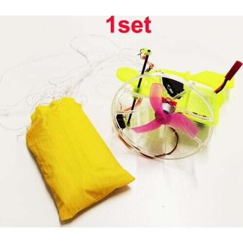 RC Parachute w Motor ESC Servo Propeller Power Kit 3D Print Frame 81cm Wingspan Electric Wireless Paramotor for DIY Paragliding