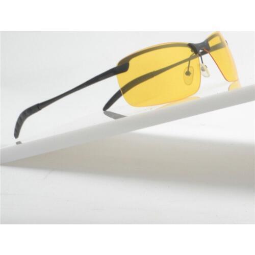 2019 New Yellow Lense Night Vision Driving Glasses Men Polarized Driving Sunglasses Polaroid Goggles Reduce Glare FML