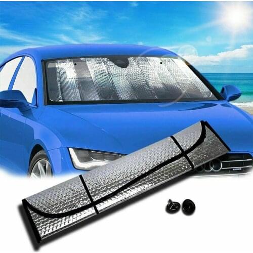 Car Sunshades UV Protection Curtain Car Sun Shade Film Windshield Visor Front Windshield Sunshade Cover Sun Shade UV Protection