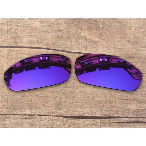 Vonxyz Violet Mirror Polarized Replacement Lenses for-Oakley Blender Frame