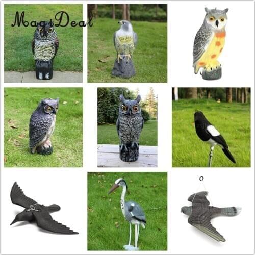 Magpie Realistic 1Pc Hunting Magpie Bait Decoy Shooting Trap Pest Control Garden Scarer Scarecrow for Yard Field Ornament Decor