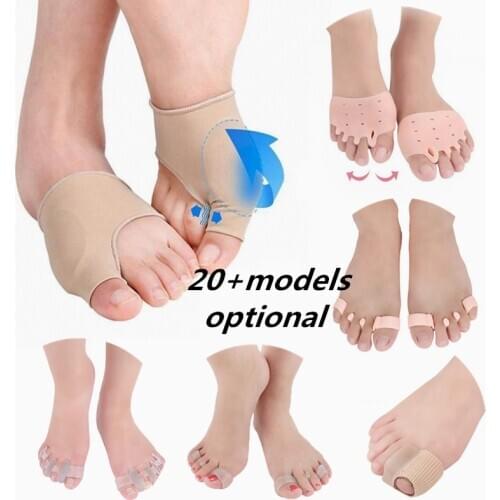 2Pcs/Pair 22Styles Toe Separator Valgus Corrector Orthotics Feet Bone Thumb Adjuster Correction Pedicure Straightener