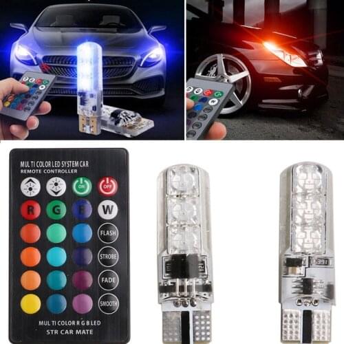 Two-Pack 1.32W12V colorful with remote control equipment car LED lights strobe lights LED reading lights