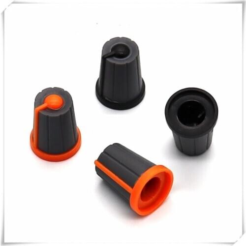 5 Pieces Diameter 13.5MM Height 17MM Suitable For D Axis Rubber Code Switch Power Amplifier Panel Knob Potentiometer Knob Cap