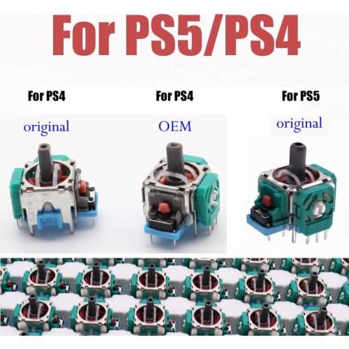 ALPS OEM 3D Potentiometer Joy Stick Analog Axis Joystick Module for Sony Playstation4 PS4 Gamepad for PS5 Slim Pro Contoller