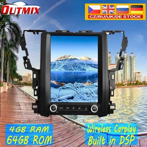 Tesla Style Android 9.0 Touch screen free Car Multimedia Player For TOYOTA Alphard 2016-2020 Audio DVD Radio stereo head unit